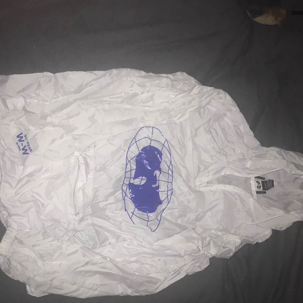 Wu-Wear Transparent/White Rain Windbreaker